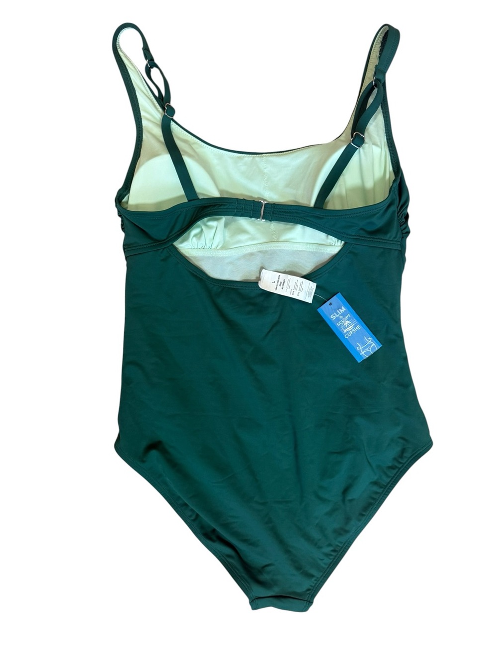 CUPSHE Emerald Luxe Flex Support One-Piece Swimsuit size Large - Picture 4 of 4